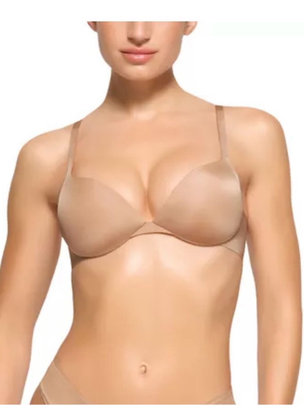 SKIMS Nude Plunge T-Shirt Bra